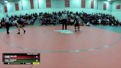 175 lbs Semifinal - Gabe Miller, Canfield vs Moe Crable, Canton South