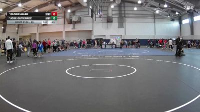 65 lbs Cons. Round 2 - Oliver Allen, Spring Klein Wrestling Club vs Jose Gutierrez, All American Wrestling Club