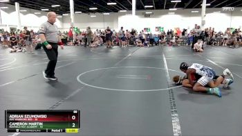 88 lbs Round 1 (6 Team) - Adrian Szumowski, Mat Warriors Red vs Cameron Martin, Mayfield Mat Academy