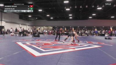 138 lbs Quarterfinal - Shamus Regan, FL vs Austin Ellis, UT