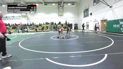117 lbs Round 1 - Lailanie Vongnakhone, Fresno City vs Mollie Jimenez, East Los Angeles College