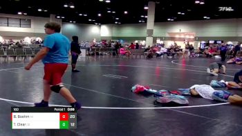 160 lbs Round 4 (6 Team) - Tyson Clear, CWC vs Brody Boehm, Bandits Wrestling