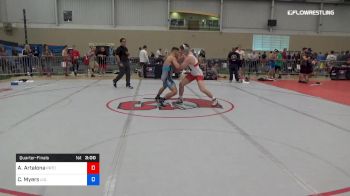 72 kg Quarterfinal - Anthony Artalona, PRTC vs Connor Myers, U.S. Army