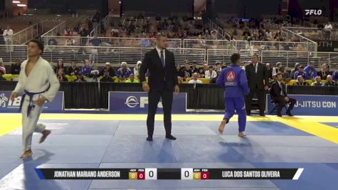 Luca Dos Santos Oliveira vs Jonathan Mariano Anderson 2025 Pan Jiu Jitsu IBJJF Championship