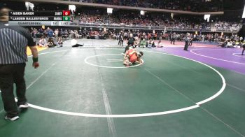 5A 138 lbs Quarterfinal - Aiden Baker, Mission Sharyland vs Landen Ballesteros, Canyon Randall