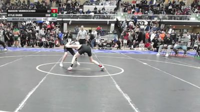 106 lbs Consi Of 16 #2 - Mason Verrocchio, Alvirne vs Kyle Dube, Shawsheen