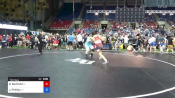 220 lbs 7th Place - Dean Bechtold, Pennsylvania vs Jackson Phillips, Ohio