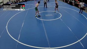 157 lbs Finals (8 Team) - Brayden Armagost, Lincoln Pius X vs Joseph Supik, Central City