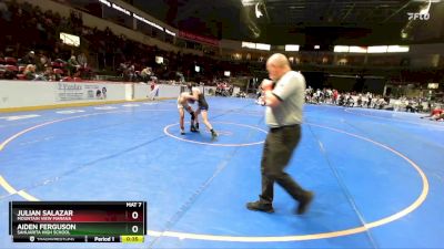 120 lbs Cons. Round 2 - Julian Salazar, Mountain View Marana vs Aiden Ferguson, Sahuarita High School