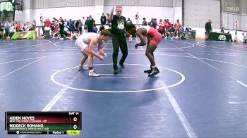 140 lbs Cons. Round 4 - Aiden Noyes, Beat The Street Chicago - OP vs Riddeck Romano, Independence Wrestling Club