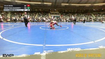 73 lbs Consi Of 4 - Ollie Siegel, RAW Wrestling Club vs Briâ€™eon Daugherty, Team Of Hard Knox