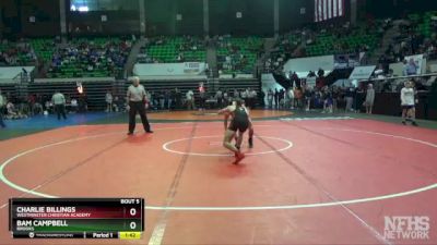 1A-4A 126 Champ. Round 1 - Charlie Billings, Westminster Christian Academy vs Bam Campbell, Brooks