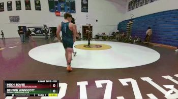 195 lbs Round 1 - Mekhi Bovee, Eastside United Wrestling Club vs Denton Wainscott, Powell Wrestling Club