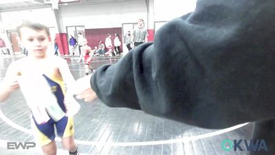 52 lbs Quarterfinal - Chaps Herman, Bartlesville Wrestling Club vs Haxen Gibson, Wolfpak Wrestling