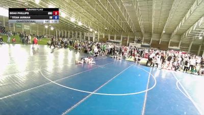 92 lbs Quarterfinal - Beau Phillips, Morgan Wrestling Club vs Titan Jarman, Devils Wrestling