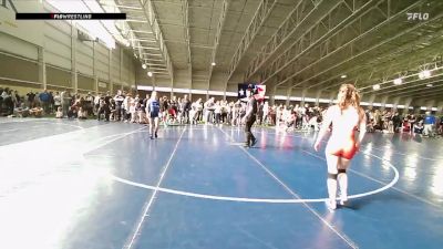 95 lbs Round 2 - Rhylee Clark, Grantsville Wrestling Club vs Atti Nielson, JWC Girls