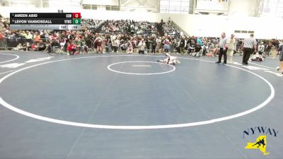 56 lbs Cons. Round 5 - Levon VanNosdall, Vestal Youth Wrestling Club vs Ameen Abid, Greece Storm Wrestling
