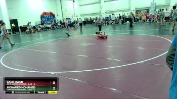 106 lbs Round 7 (8 Team) - Mohamed Mohamed, Capitian Nebraska (A Team) vs Cash Owen, S.E.O. Wrestling Club- Blue