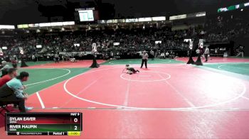 71 lbs Quarterfinal - River Maupin, GGBA vs Dylan Eaver, DONA