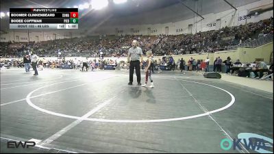 46 lbs Consi Of 4 - Boomer Clinkenbeard, Comanche Takedown Club vs Bodee Coffman, Piedmont