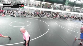 133-136 lbs Champ. Round 1 - Cael Lyons, Big Game vs Kayden Simpson, Contenders Wrestling Academy