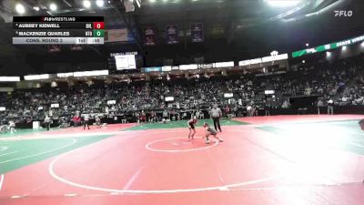 70 lbs Cons. Round 3 - Aubrey Kidwell, BVLY2 vs Mackenzie Quarles, NTO1