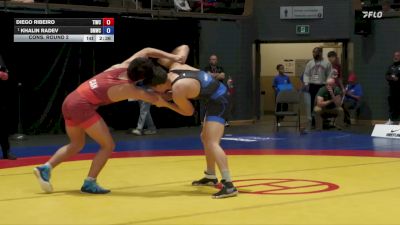 70 kg Cons. Round 2 - Diego Ribeiro, Team Impact Wrestling Club vs Khalin Radev, Burnaby Mountain Wrestling Club