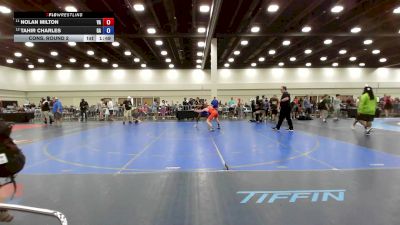 132 lbs Cons. Round 2 - Nolan Milton, VA vs Tahir Charles, GA
