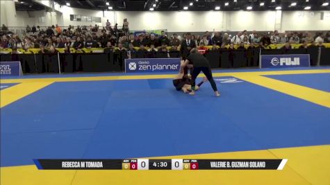Rebecca M Tomada vs Valerie B. Guzman Solano 2025 World IBJJF Jiu-Jitsu No-Gi Championship