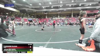35-40 lbs Quarterfinal - Cassadee Sloan, Raw vs Jozalien Mata, Ulysses Wrestling Club