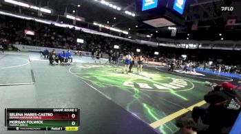 Girls 170 lbs Champ. Round 2 - Selena Mares-Castro, Graham-Kapowsin (Girls) vs Morgan Folwick, Tahoma (Girls)