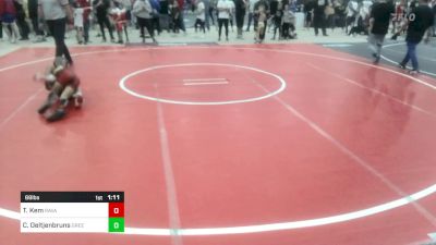 69 lbs Semifinal - Tayven Kem, Ravage WC vs Colton Oeltjenbruns, Green River Grapplers