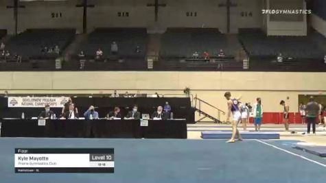 Kyle Mayotte - Floor, Prairie Gymnastics Club - 2021 USA Gymnastics Development Program National Championships