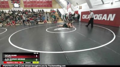 190 2B Semifinal - Alex Ramsay George, Liberty Bell vs Tatum Gunn, Okanogan