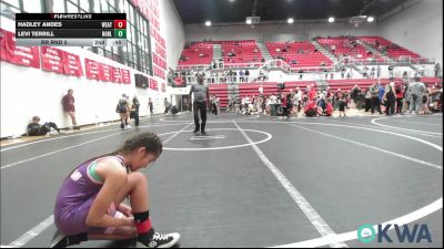 70-74 lbs Rr Rnd 4 - Juliette Rosas, Piedmont vs Savannah Van Dusen, Tecumseh Youth Wrestling