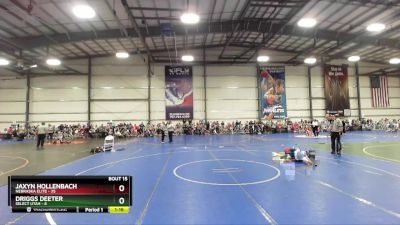 80 lbs Rd# 7- 10:45am Saturday Final Pool - Jaxyn Hollenbach, Nebraska Elite vs Driggs Deeter, SELECT Utah