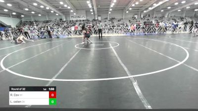 152 lbs Round Of 32 - Ryker Cox, NY vs Leland Colon, OH