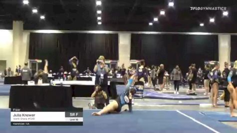 Julia Knower - Floor, North Shore #1241 - 2021 USA Gymnastics Development Program National Championships