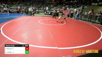 40 lbs Quarterfinal - Piper Norrell, Tuttle Wrestling vs Violet Jones, Purler Wrestling Academy (PWA-NWA)