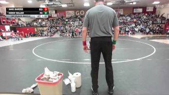 106 lbs 1st Place Match - Jake Barzee, West Side vs Krew Keller, Preston