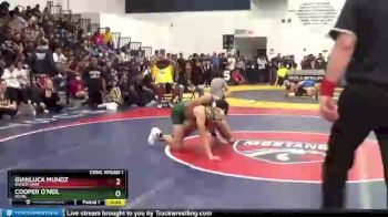 132 lbs Cons. Round 1 - Gianluca Munoz, Bishop Amat vs Cooper O`neil, Royal