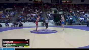 157 lbs Cons. Round 1 - Braeden Hendel, Luther College vs Gavin Strain, Huntingdon College