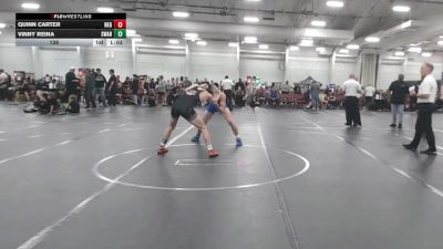 138 lbs Round 2 (10 Team) - Quinn Carter, New England Gold vs Vinny Reina, Savage WA Black