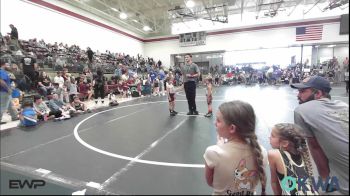 43 lbs Consi Of 8 #2 - Trek Castor, Woodward Youth Wrestling vs Christian Kimes, Rough Riders