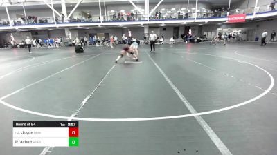 133 lbs Round Of 64 - Jacob Joyce, Brown vs Ryan Arbeit, Hofstra - UnAttached