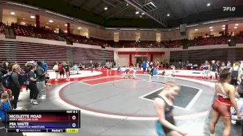 112 lbs Round 2 - Nicolette Moad, Husky Wrestling Club vs Mia Waite, Blue T Freestyle Wrestling