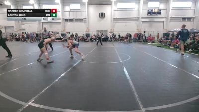 105 lbs Round 7 (8 Team) - Hayden Archbell, Wrecking Crew Demolition Team vs Ashton King, West Virginia Wild