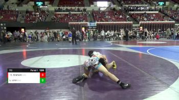 170 lbs Quarterfinal - Christopher Graham, Conrad Wrestling Club vs Logan Linn, Belgrade Wrestling Club