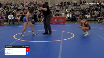 62 kg 3rd Place - Alexandria Liles, Team Texas vs Aine Drury, Team California