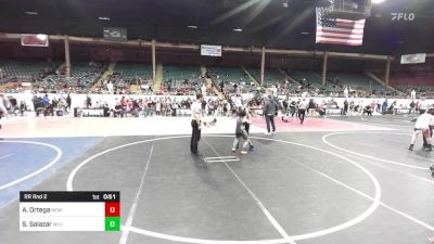 Rr Rnd 2 - Ameliah Ortega, New Mexico Combat Wr Ac vs Shyanne Salazar, WLV Jr WC